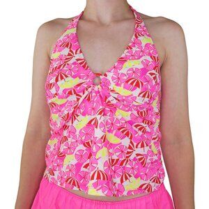 Vintage 90s Carolina Blues by Carolina Colors Beach Ball Tankini Top